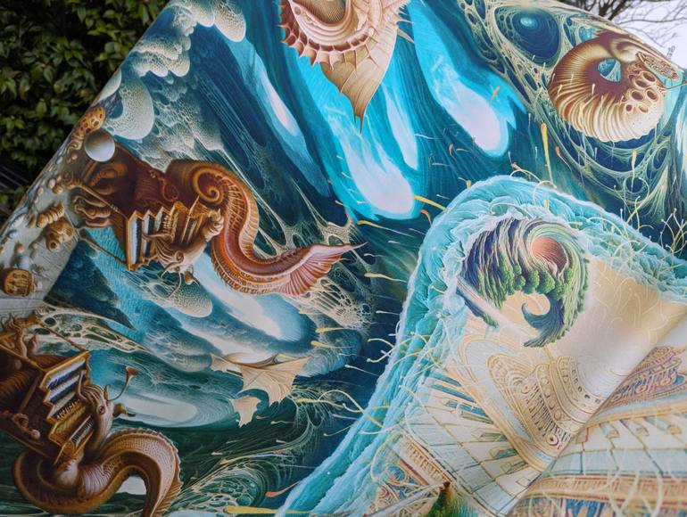 Original Conceptual Fantasy Mixed Media by Natalia Kolpakova