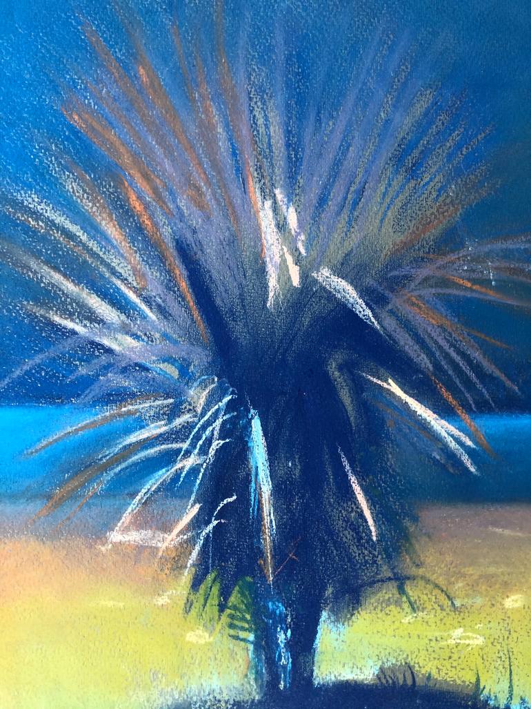 Original Figurative Outer Space Drawing by Inga Levi