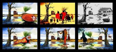 Original Nature Collage by Y Chandan Rao