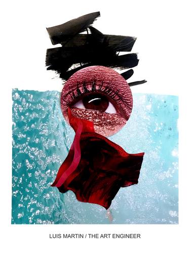 Print of Water Collage by Luis Martin