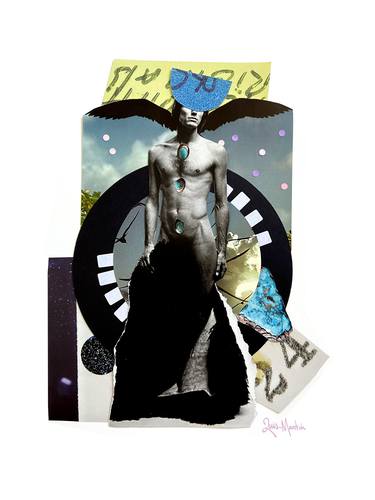 Print of Body Collage by Luis Martin