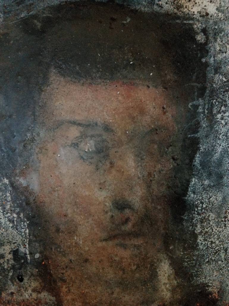 Original Portrait Painting by Giusto Pilan
