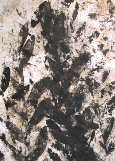 Original Abstract Botanic Mixed Media by Giusto Pilan