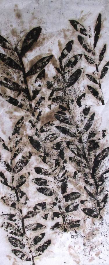 Original Abstract Expressionism Botanic Mixed Media by Giusto Pilan
