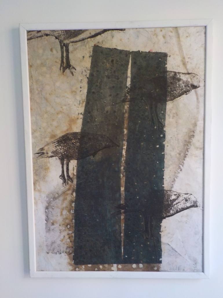 Original Abstract Expressionism Animal Painting by Giusto Pilan