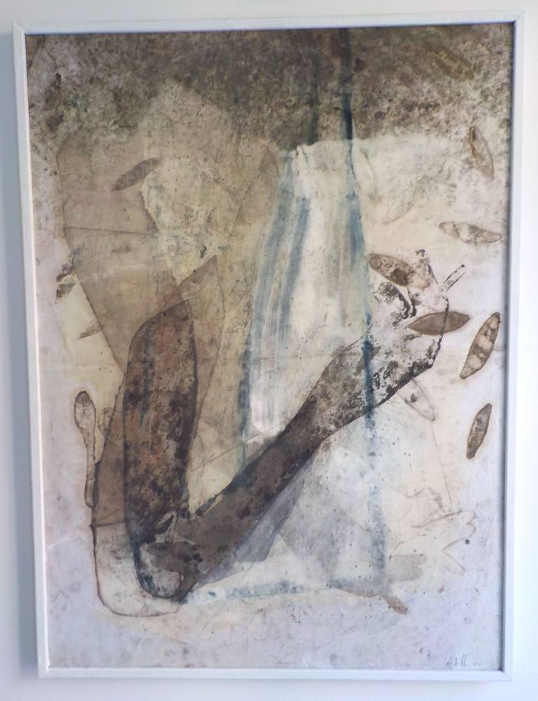 Original Abstract Expressionism Body Painting by Giusto Pilan