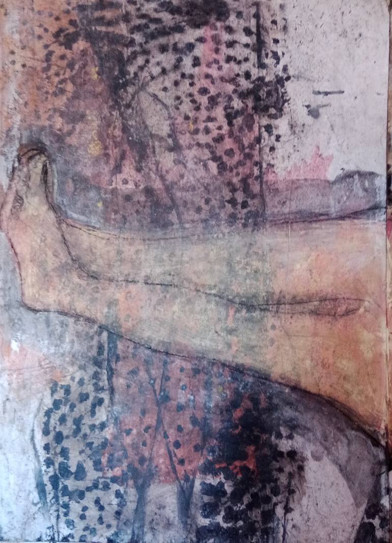Original Abstract Expressionism Other Painting by Giusto Pilan