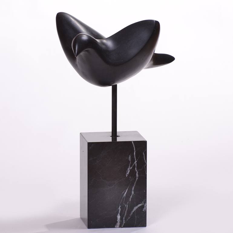 Original Abstract Animal Sculpture by Celia Zusman