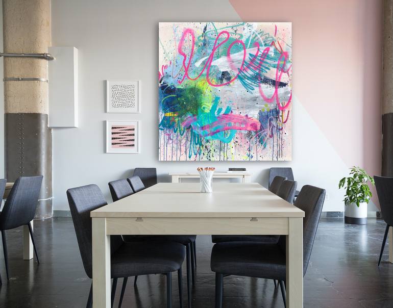 Original Modern Abstract Painting by Laura Schuler