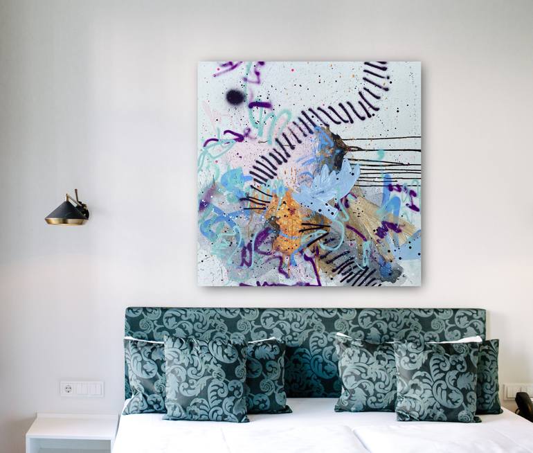 Original Fine Art Abstract Painting by Laura Schuler