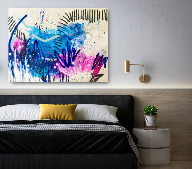 Original Fine Art Abstract Painting by Laura Schuler