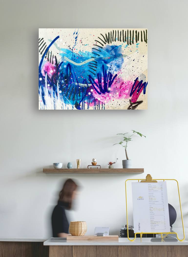 Original Abstract Painting by Laura Schuler