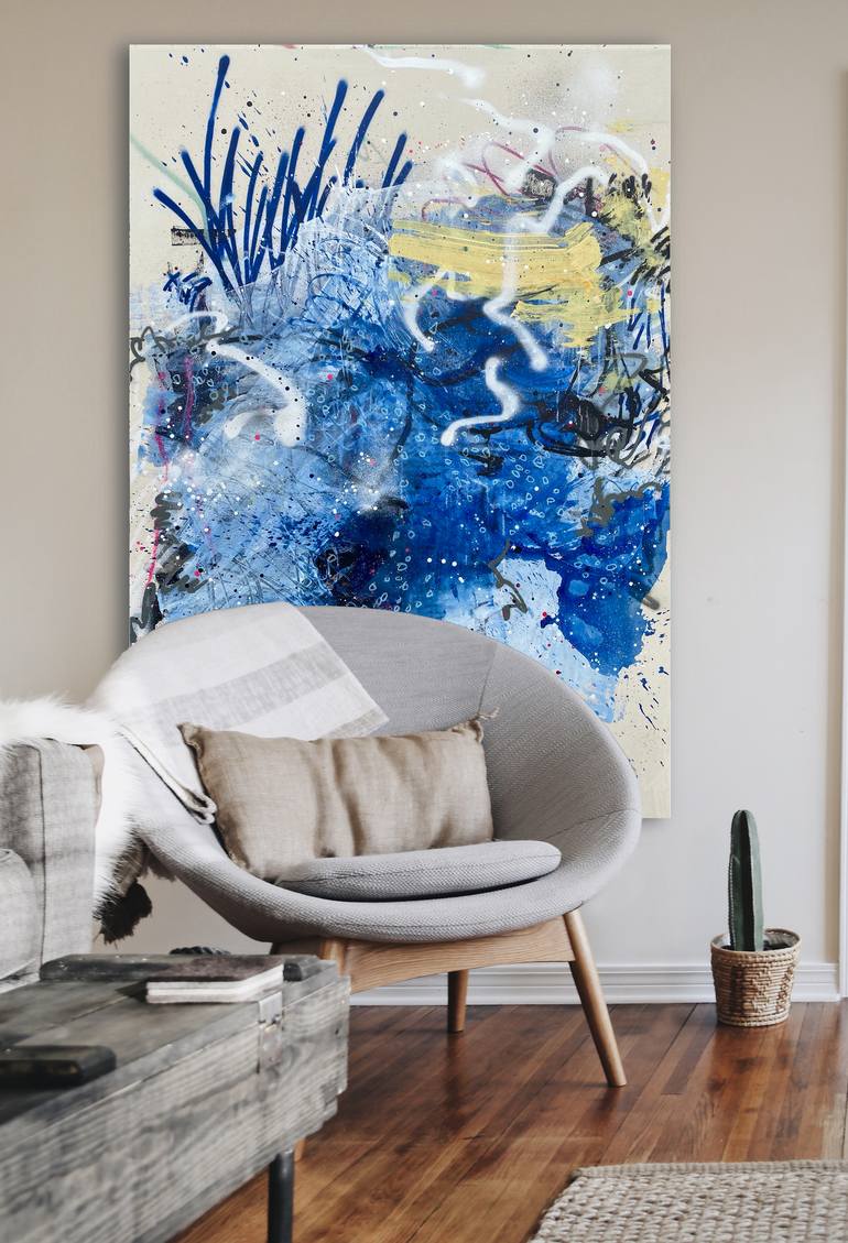 Original Abstract Painting by Laura Schuler