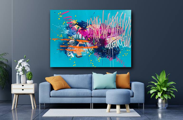 Original Abstract Painting by Laura Schuler