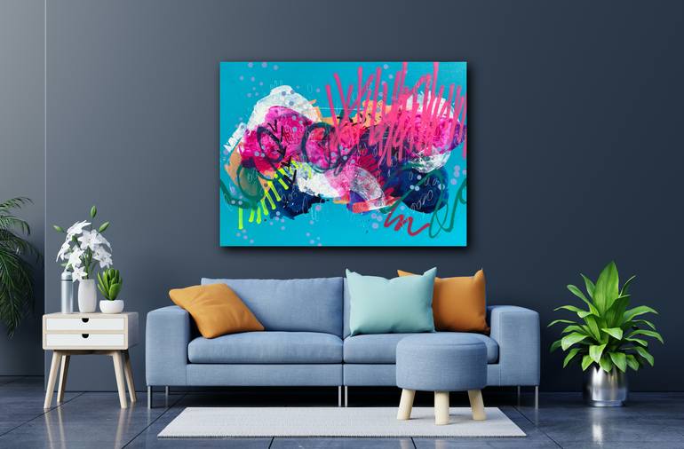 Original Abstract Painting by Laura Schuler