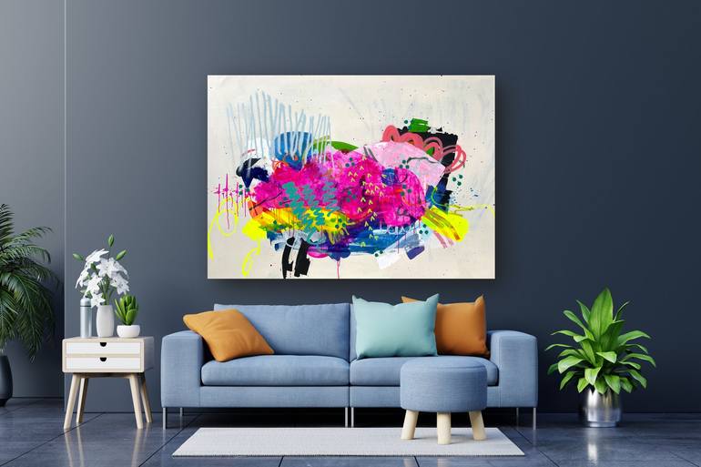 Original Expressionism Abstract Painting by Laura Schuler