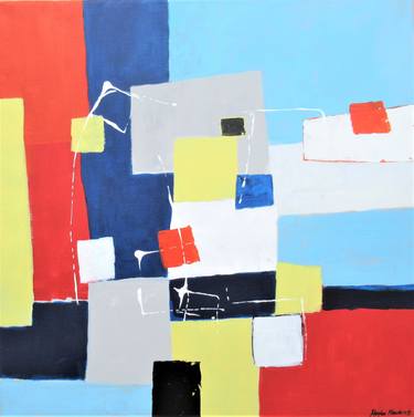 Original Abstract Expressionism Abstract Paintings by Megha Hendrick