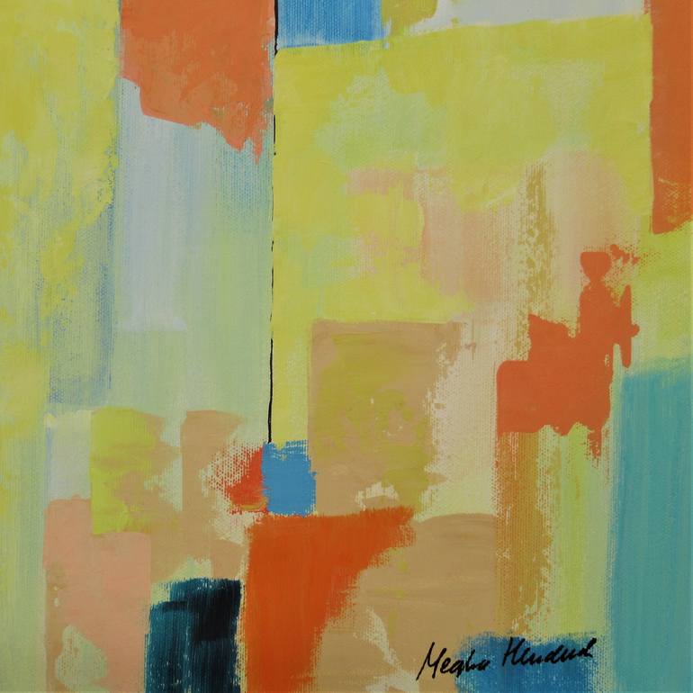 Original Abstract Expressionism Abstract Painting by Megha Hendrick