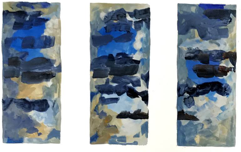 Original Abstract Landscape Painting by Ingo Schultze-Schnabl