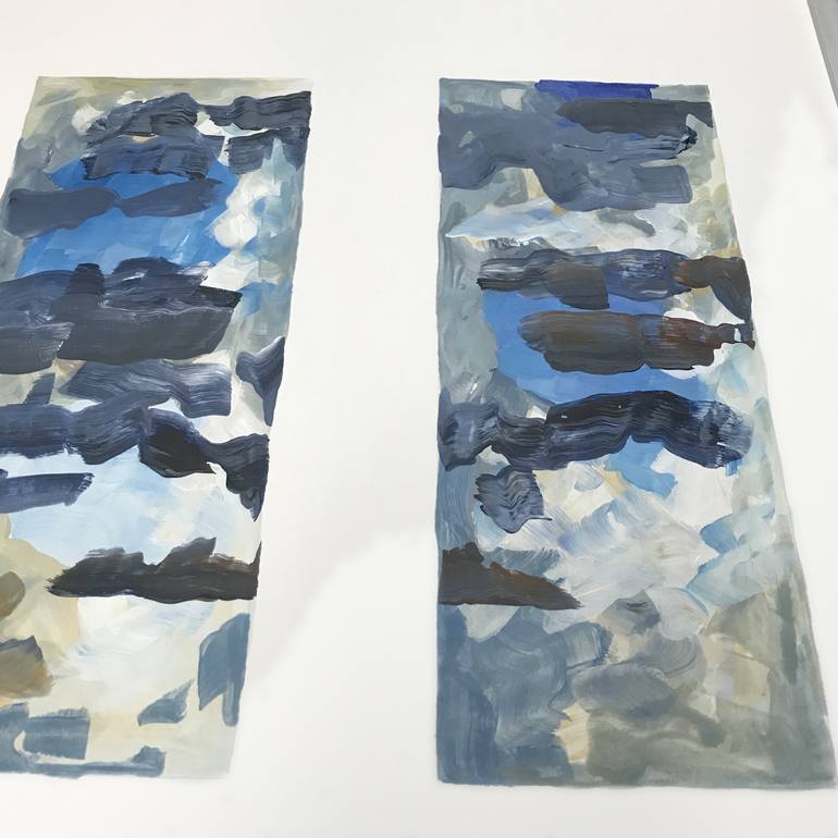 Original Abstract Landscape Painting by Ingo Schultze-Schnabl