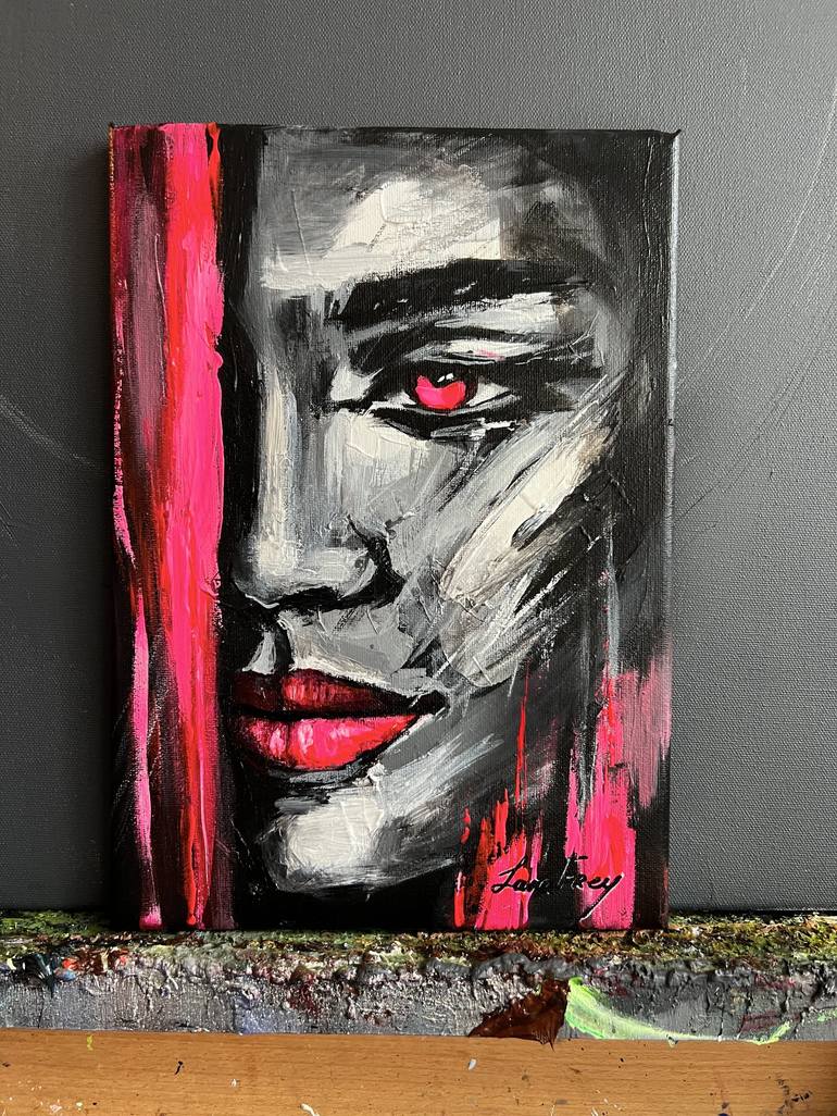 Original Expressionism Women Painting by Lana Frey