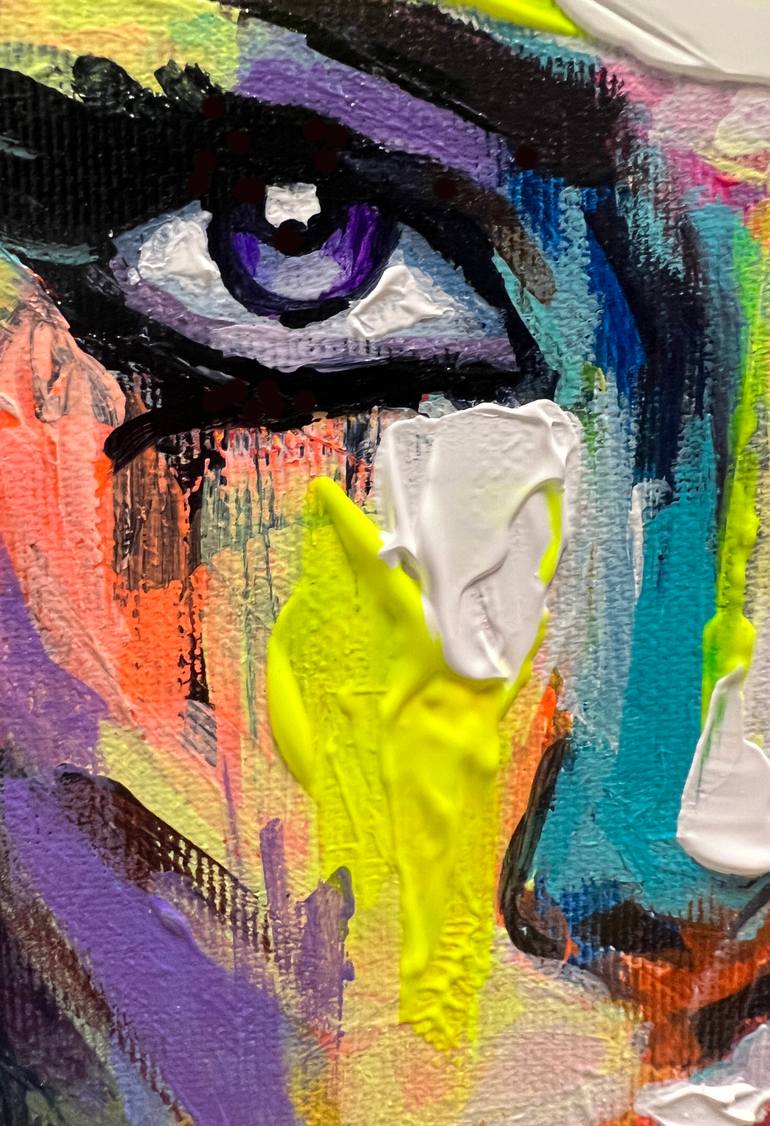 Original Portraiture People Painting by Lana Frey