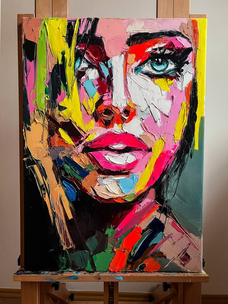 Original Portraiture Women Painting by Lana Frey