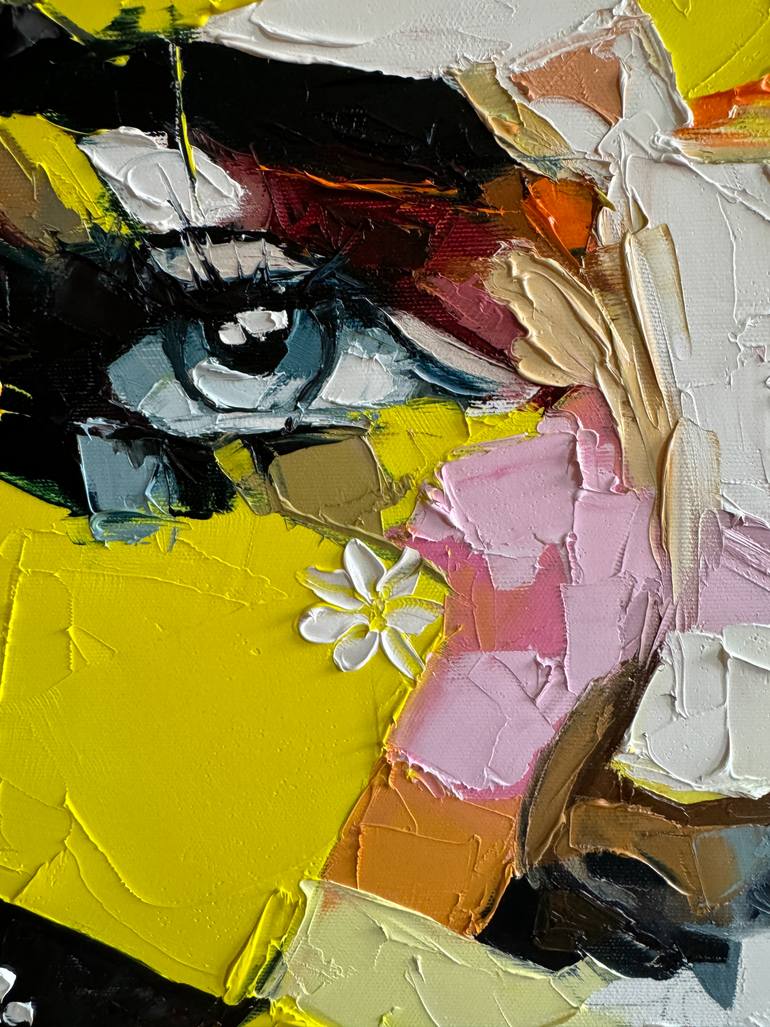 Original Fauvism Women Painting by Lana Frey