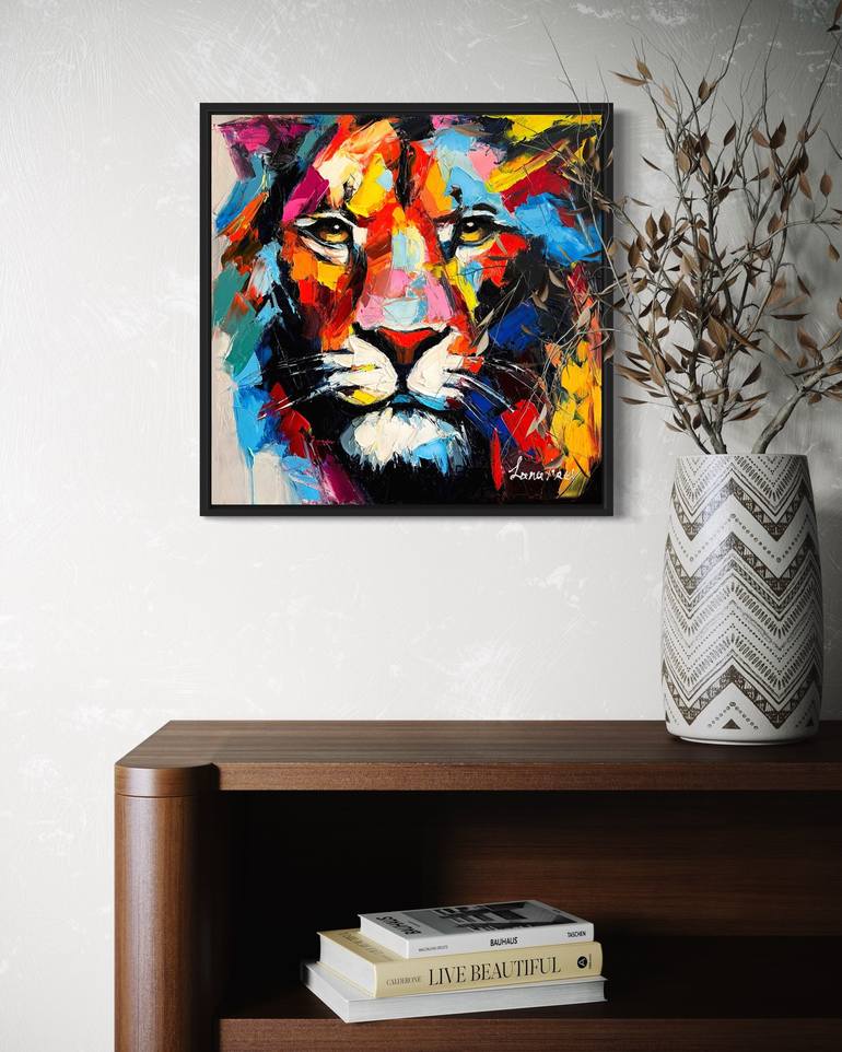 Original Impressionism Animal Painting by Lana Frey