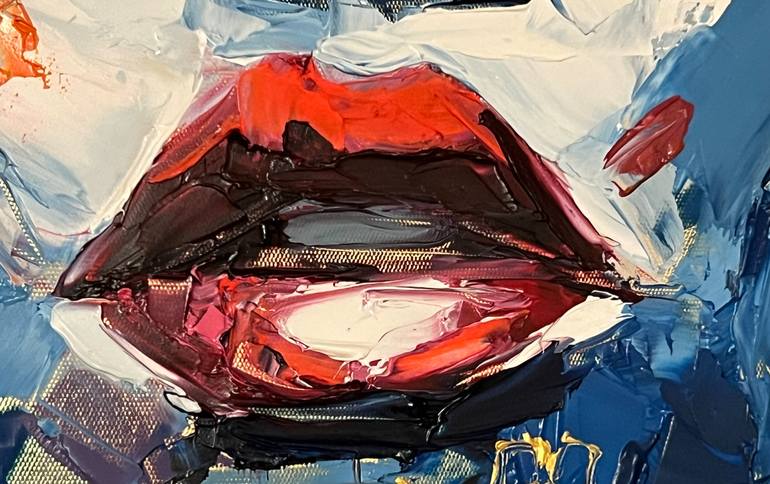 Original Expressionism Women Painting by Lana Frey