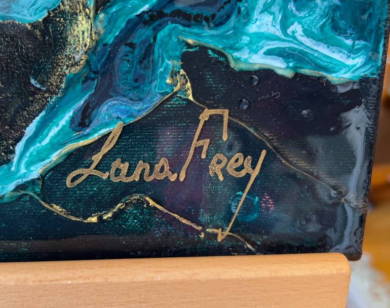 Original Expressionism Landscape Mixed Media by Lana Frey