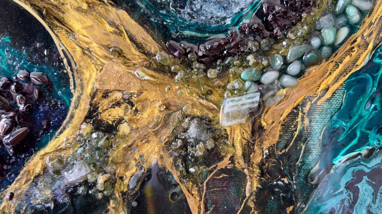 Original Expressionism Landscape Mixed Media by Lana Frey