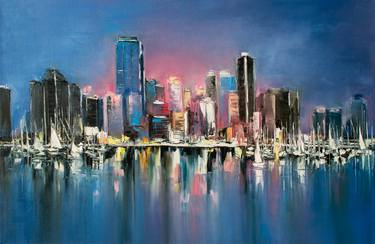 Print of Cities Paintings by Lana Frey