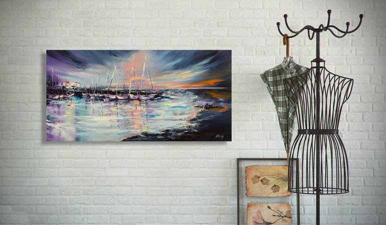 Original Fine Art Landscape Painting by Lana Frey