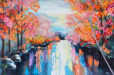 Original Fine Art Landscape Paintings by Lana Frey