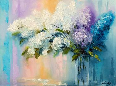 Lilacs in a vase thumb