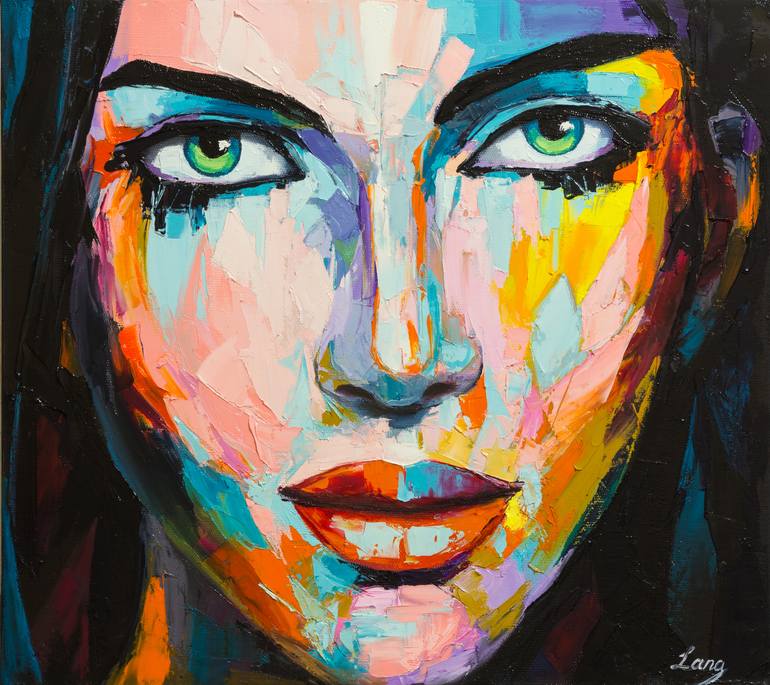 Esmeralda Painting by Lana Frey | Saatchi Art