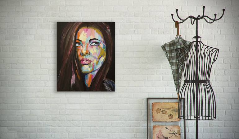 Original Portraiture Portrait Painting by Lana Frey