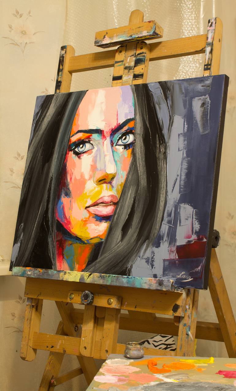 Original Portraiture Portrait Painting by Lana Frey