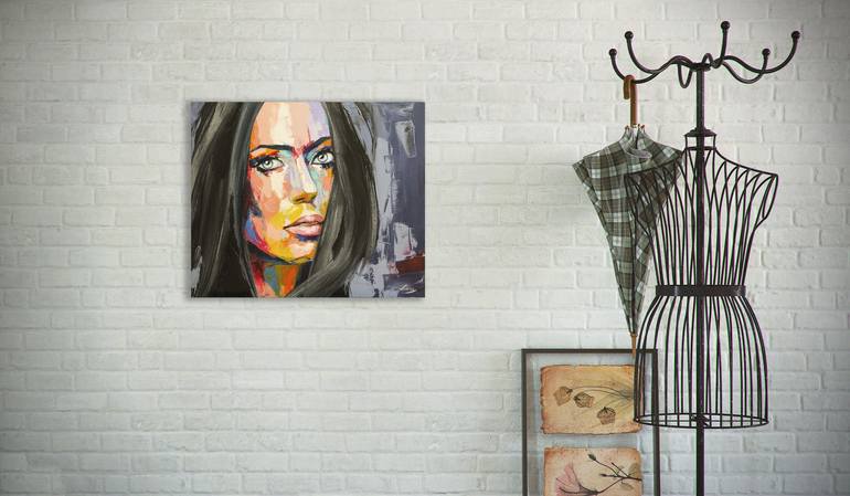 Original Portraiture Portrait Painting by Lana Frey