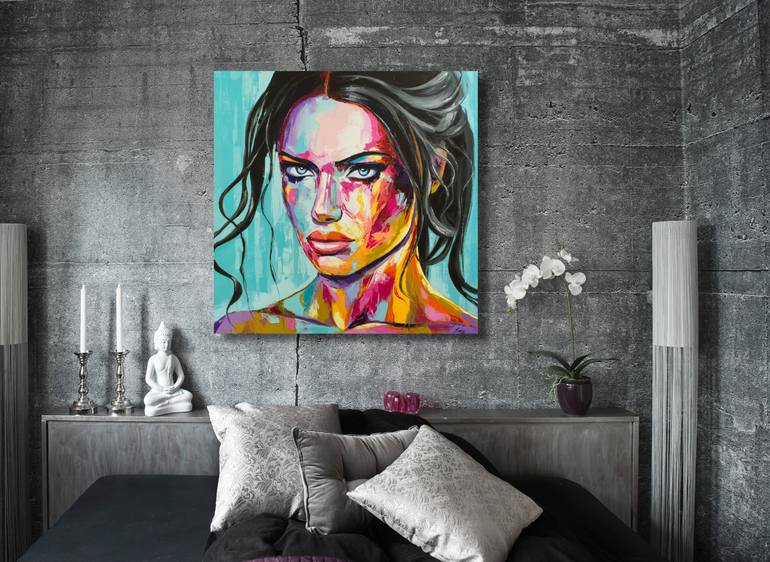 Original Figurative Women Painting by Lana Frey