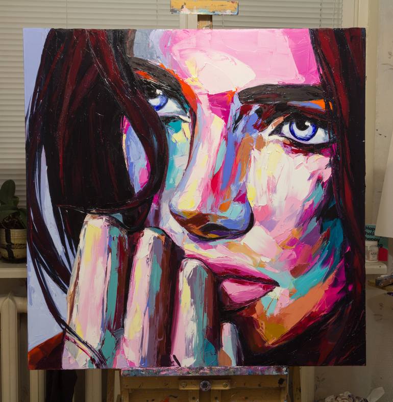 Original Portraiture Women Painting by Lana Frey