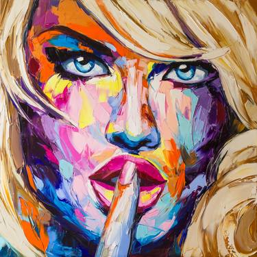 Print of Abstract Portrait Paintings by Lana Frey