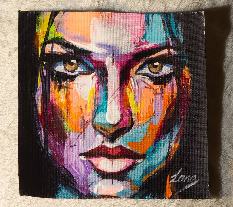 Original Abstract Women Painting by Lana Frey