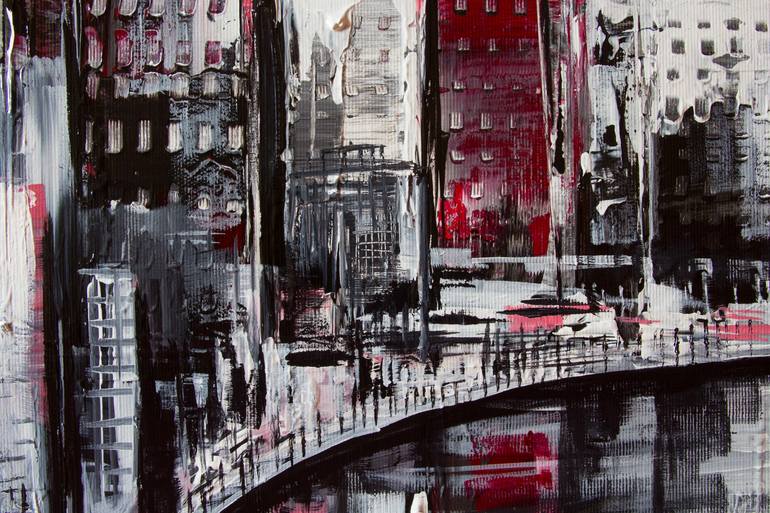 Original Cities Painting by Lana Frey