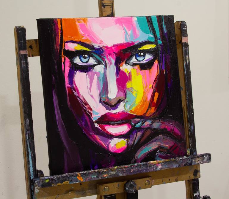 Original Portrait Painting by Lana Frey