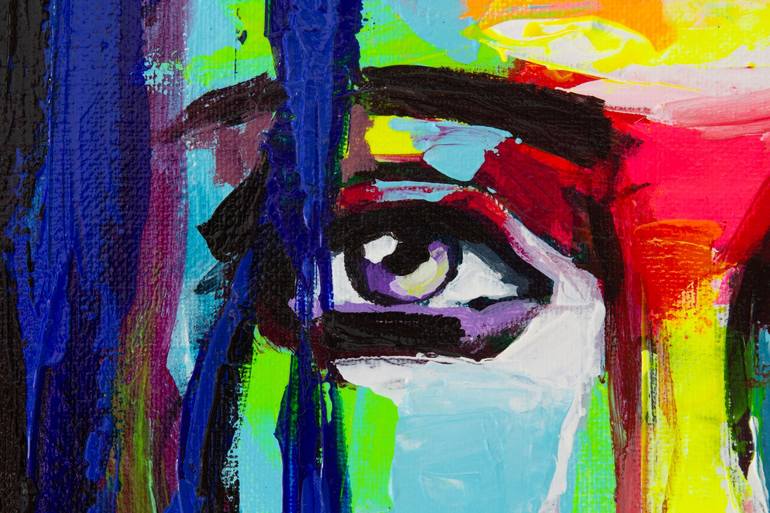 Original Pop Art Women Painting by Lana Frey