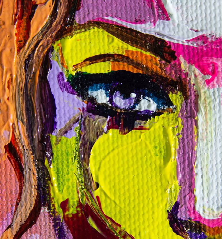 Original Pop Art Women Painting by Lana Frey