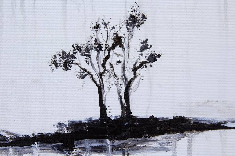 Original Minimalism Landscape Painting by Lana Frey