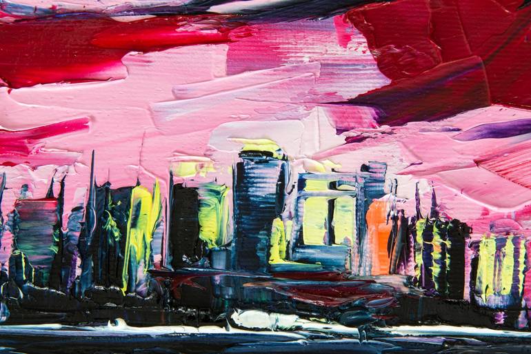 Original Expressionism Landscape Painting by Lana Frey